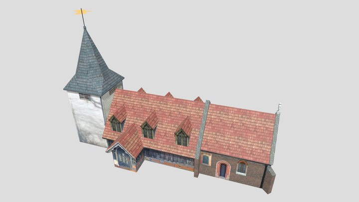 St. Andrews Church, Greensted. 3D Model