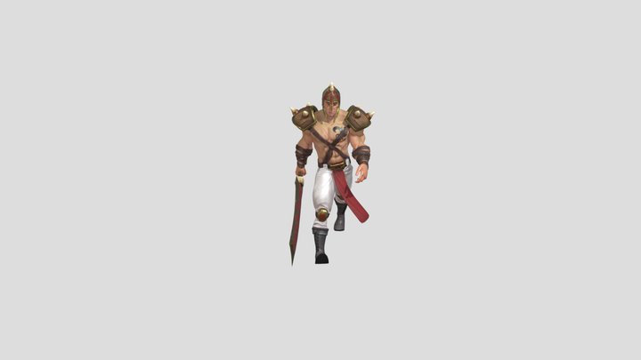 Big Guy Animated 3D Model