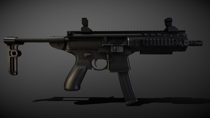 Sig Sauer MPX 3D Model