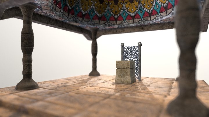 آب حیات‎ - Fountain of Youth 3D Model