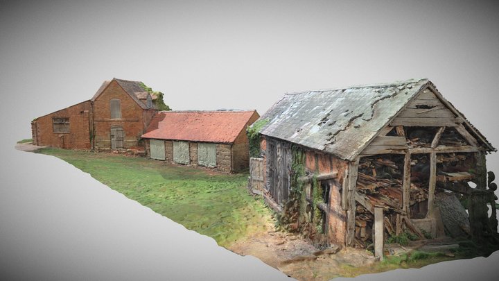 Farm buildings 3D Model