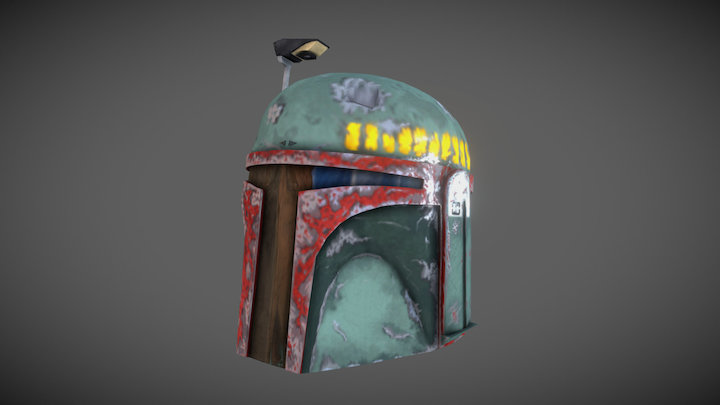 Boba Fett Helmet 3D Model