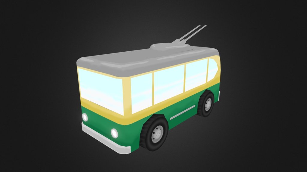 Trolley - 3D model by Francisco (@triken) [945bcfa] - Sketchfab