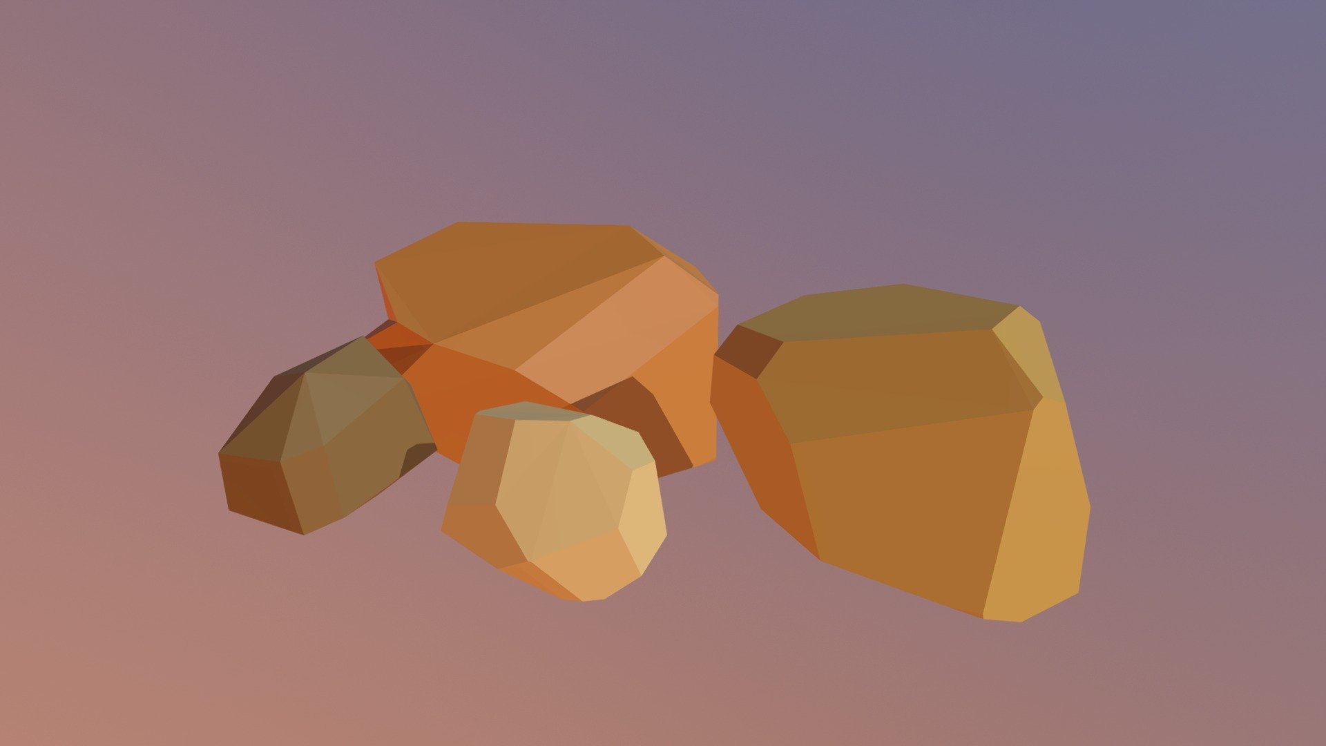 Piedras lowpoly