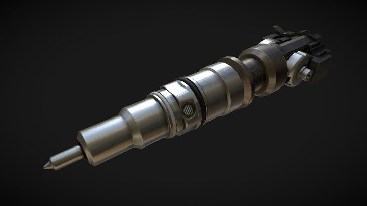 Simple Object - Fuel Injector 3D Model