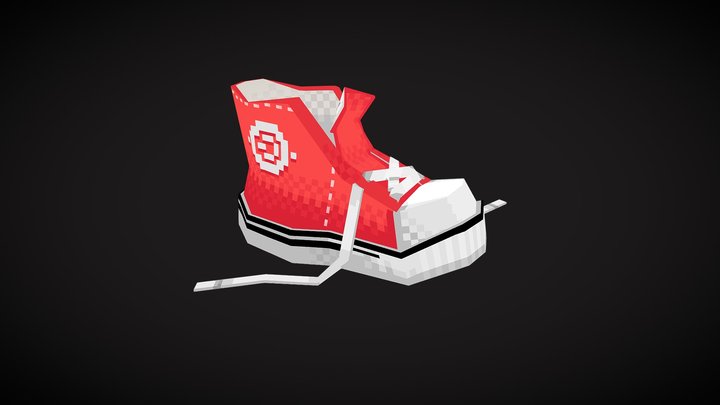 Skate Shoe 3D Model
