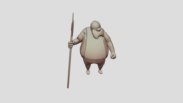 Brom the Guard 3D Model