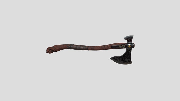 The Leviathan Axe 3D Model
