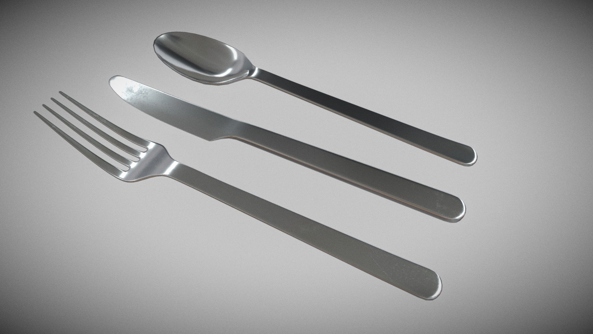 IKEA 365+ Flatware Set - Download Free 3D model by chamathpzoysa ...