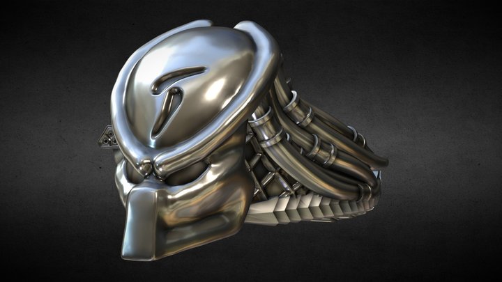 Predator Ring 3D Model