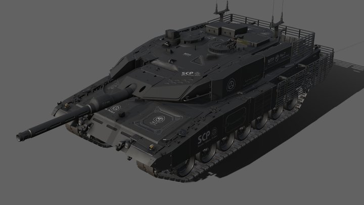 Leopard_2A4M_SCP_nu7 3D Model