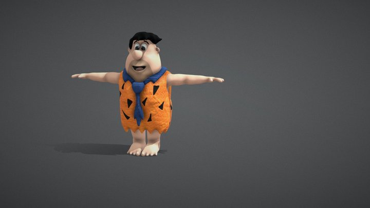 Pedro Picapiedra 3D Model