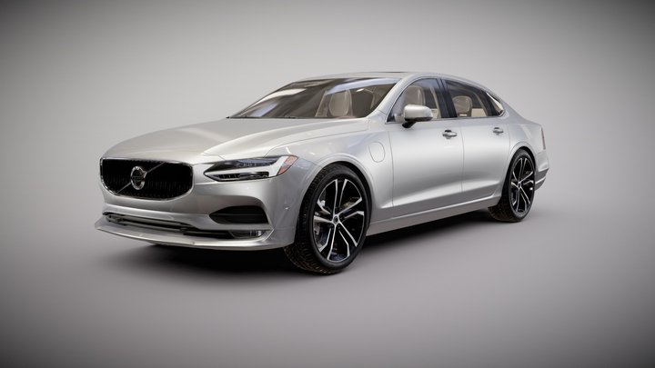Volvo S90 Recharge (Free) 3D Model
