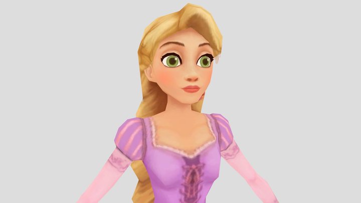 Rapunzel 3D Model