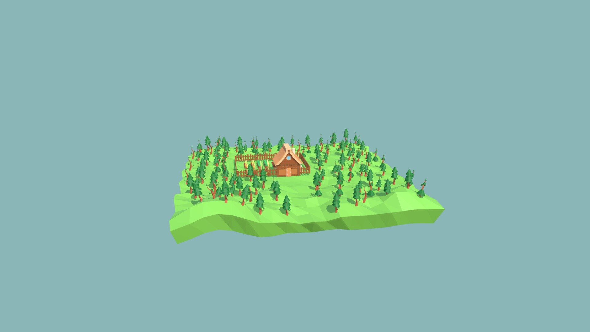Lowpoly farm