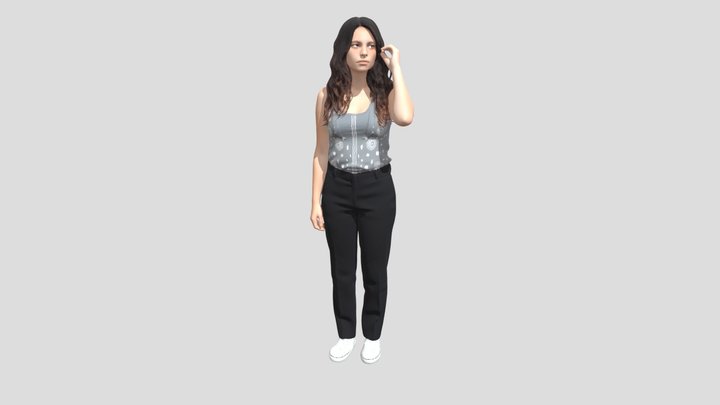 Casual Confidence – Kostenloses 3D-Modell STL
