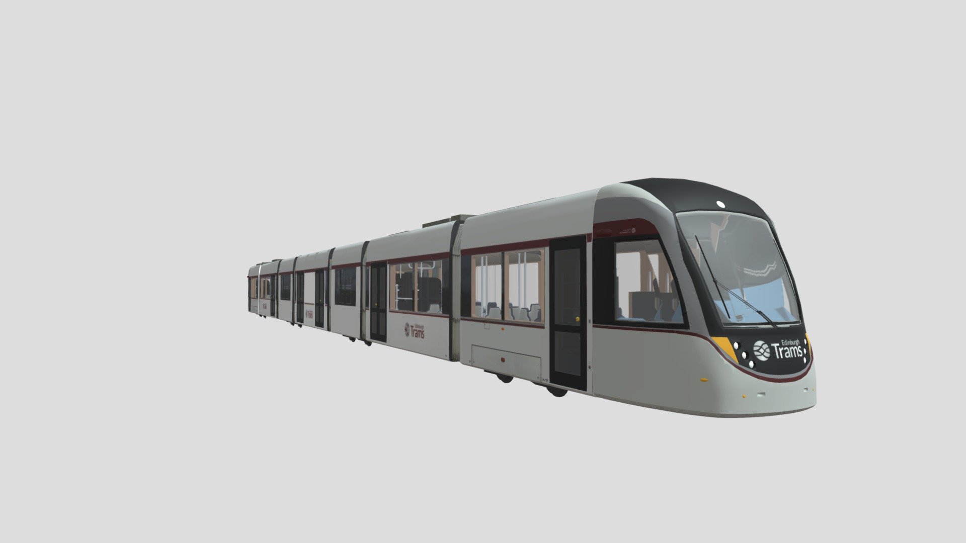 CAF Urbos 3 (Edinburgh Tram) - 3D model by Ellis Northend ...