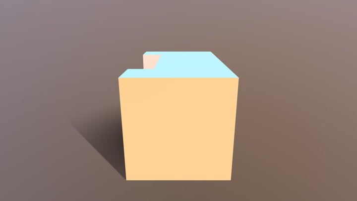 Object 6 (Orthographic/Counting Sides) 3D Model