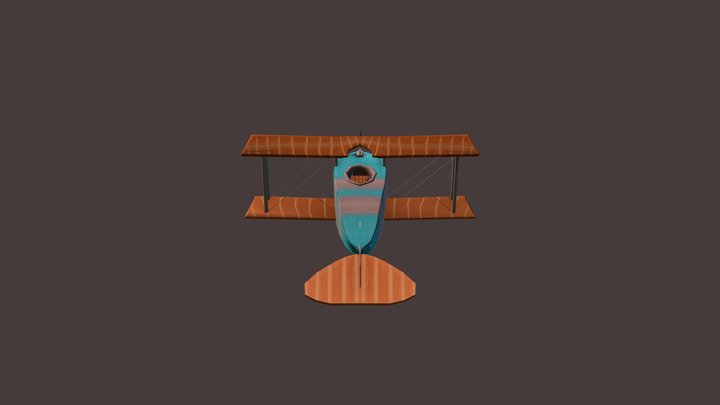 Game Art Halberstadt 3D Model