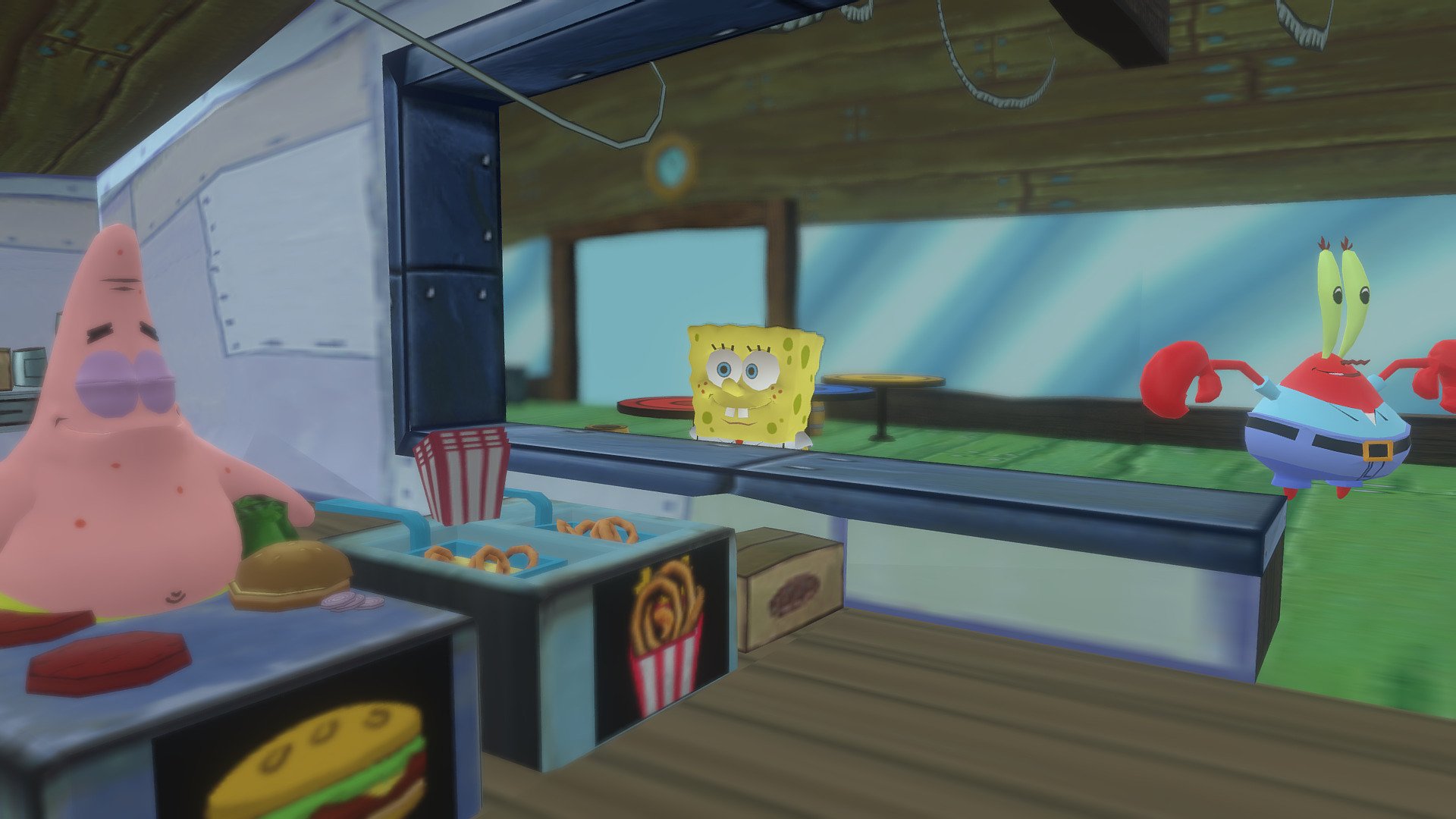 ~ Busy at the Krusty Krab ~ - 3D model by FoxoutdaBox [9468c8d] - Sketchfab