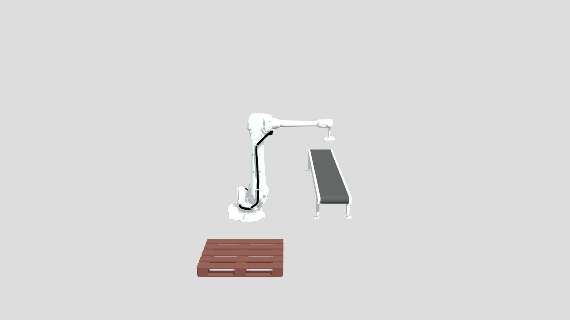 Simulación 7 con RobotStudio ABB, Paletizado — Sketchfab embed 3D viewer