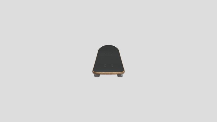 scary baboon Skate gamemode skateboard 3D Model
