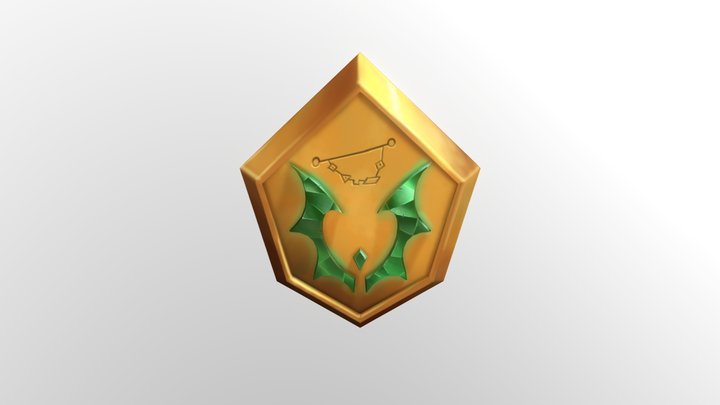 Force Captain's Badge 3D Model