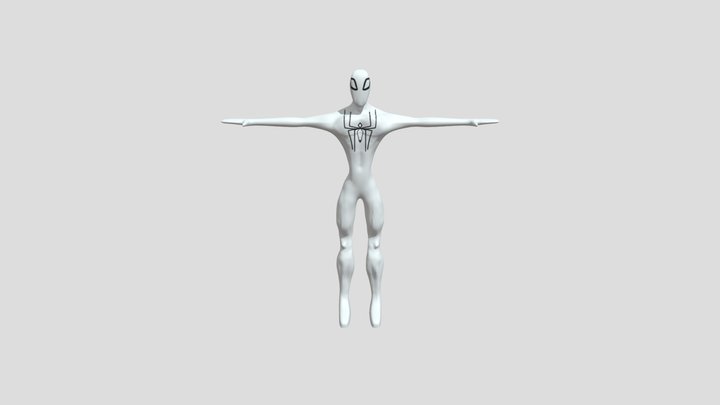 SPIDER_MAN NO texture 3D Model