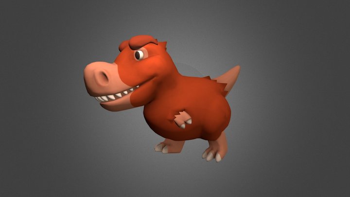 T.rex Walkcycle 3D Model