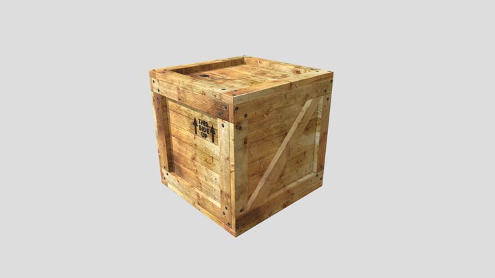 Crate 3D Model