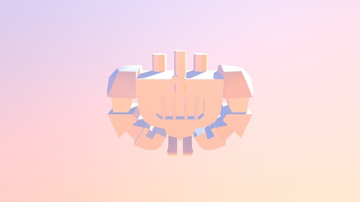 Robby the Steampunk Robot 3D Model