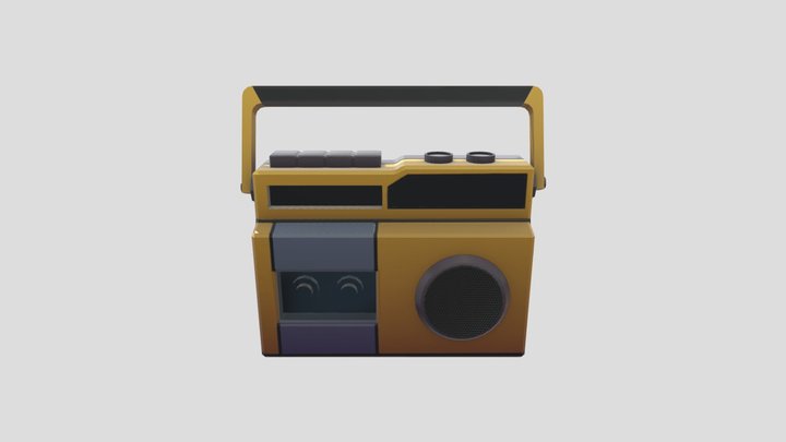 BoxSound Stylized 3D Model