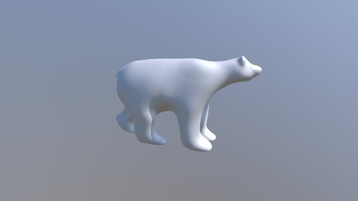 북극곰 3D Model