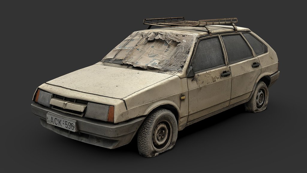 Dirty Lada (lowpoly from scan)