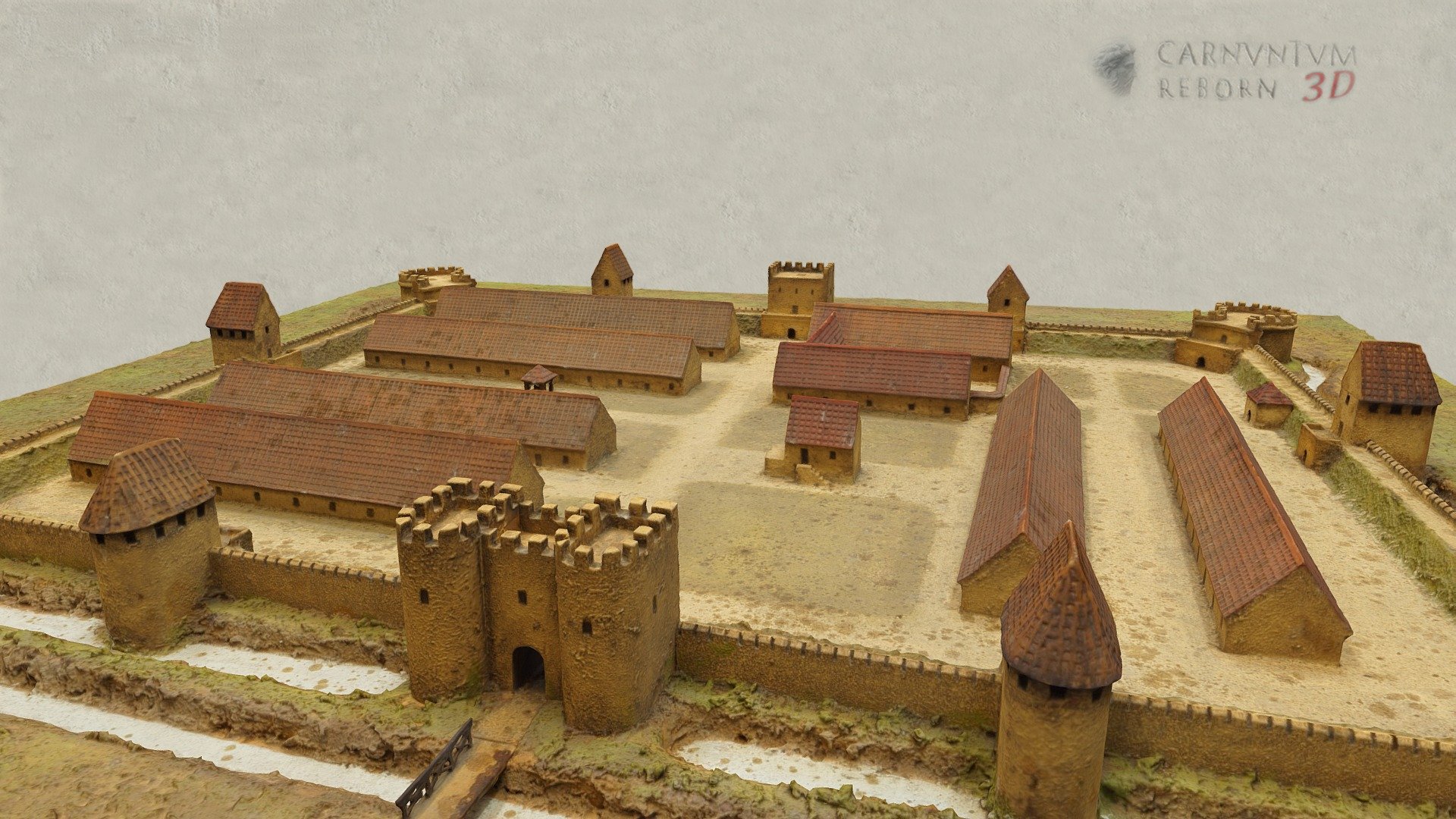 Auxiliarkastall — Sketchfab embed 3D viewer