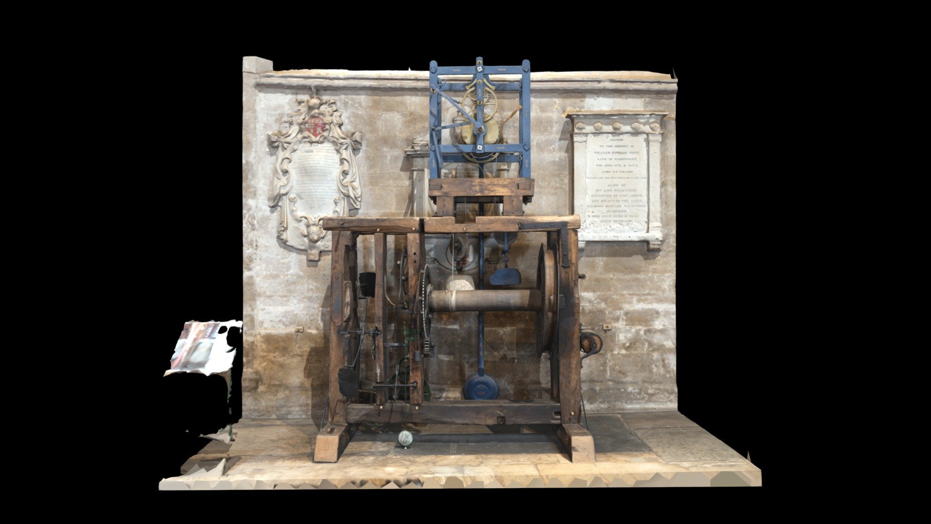 Peterborough Cathedral clock. 3D model by Scanning (AHScanning