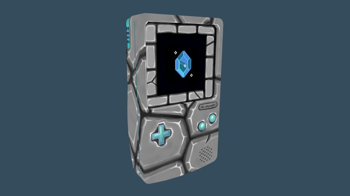 Game Boy Colour - Sketchfab Challange 3D Model