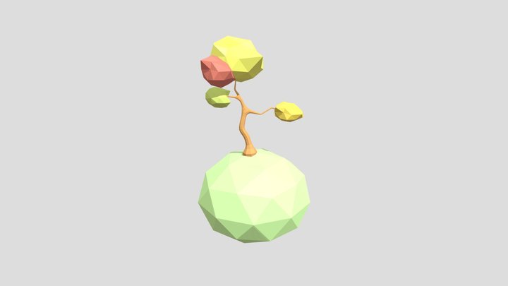 Парящее дерево 3D Model