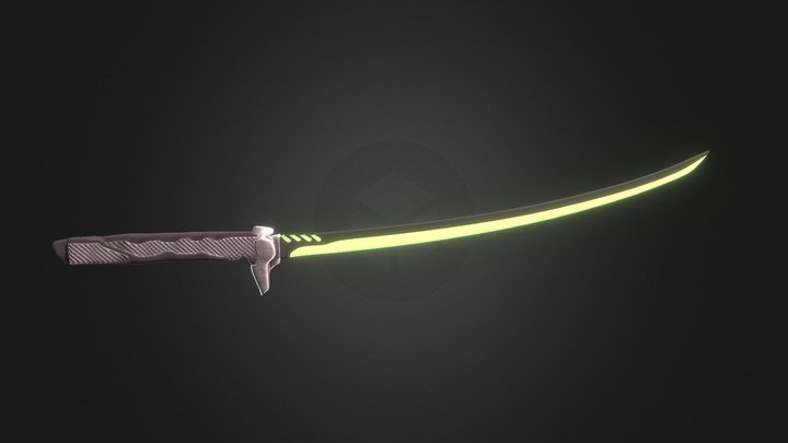 Genji Sword 3D Model