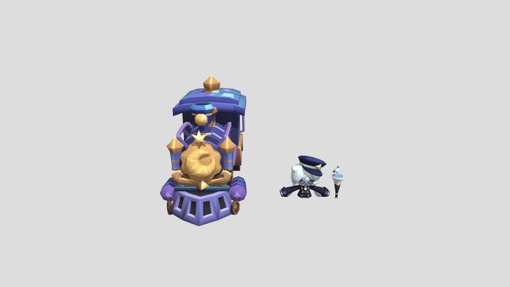 Milky Way Cookie 3D Model