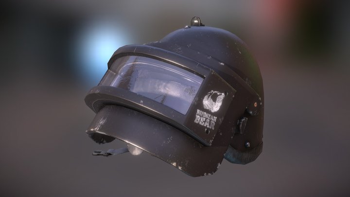 Combat helmet K6-3 3D Model
