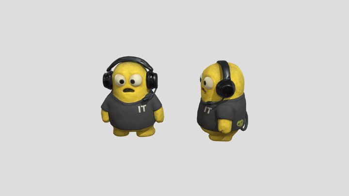 IT GUY CHARACTER CONCEPT 3D Model