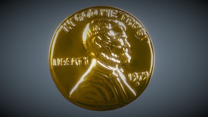 Lucky Penny 3D Model