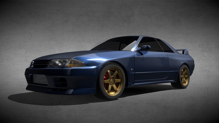 Nissan Skyline R32 GTR 3D Model