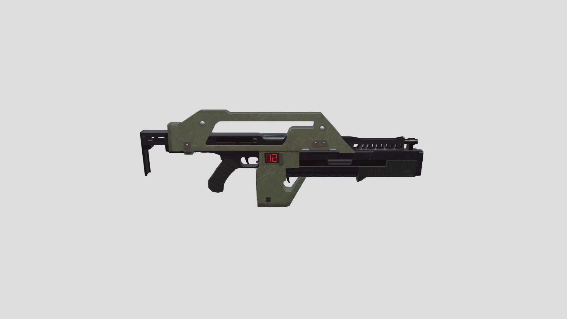 AlienGunExport - 3D model by rpag10 [94714f9] - Sketchfab