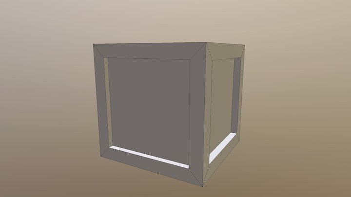 Crate 3D Model