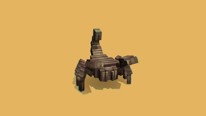 Giant Cubic Scorpion 3D Model