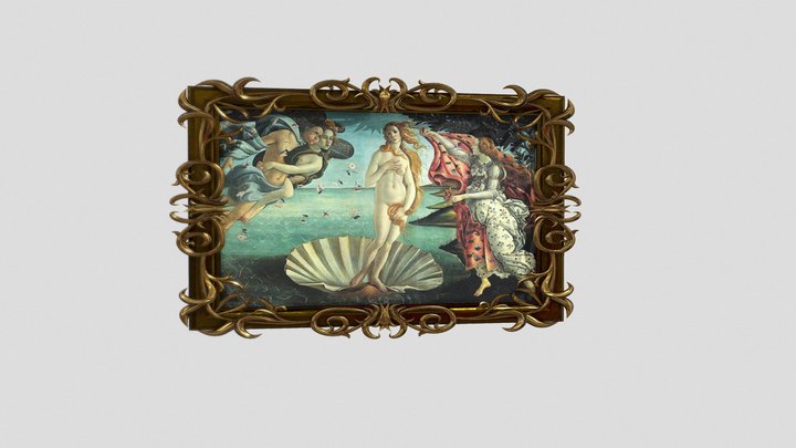 Birth Of Venus 3D Model