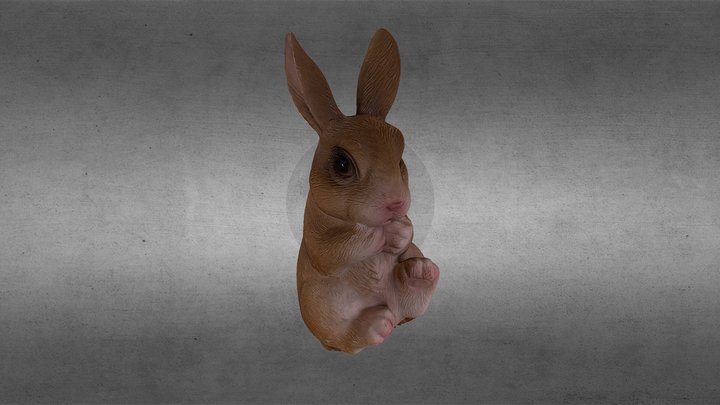 Rabbit Figurine 3D Model