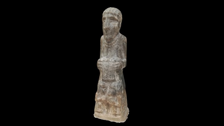 Ancient Near Eastern Statuette 3D Model